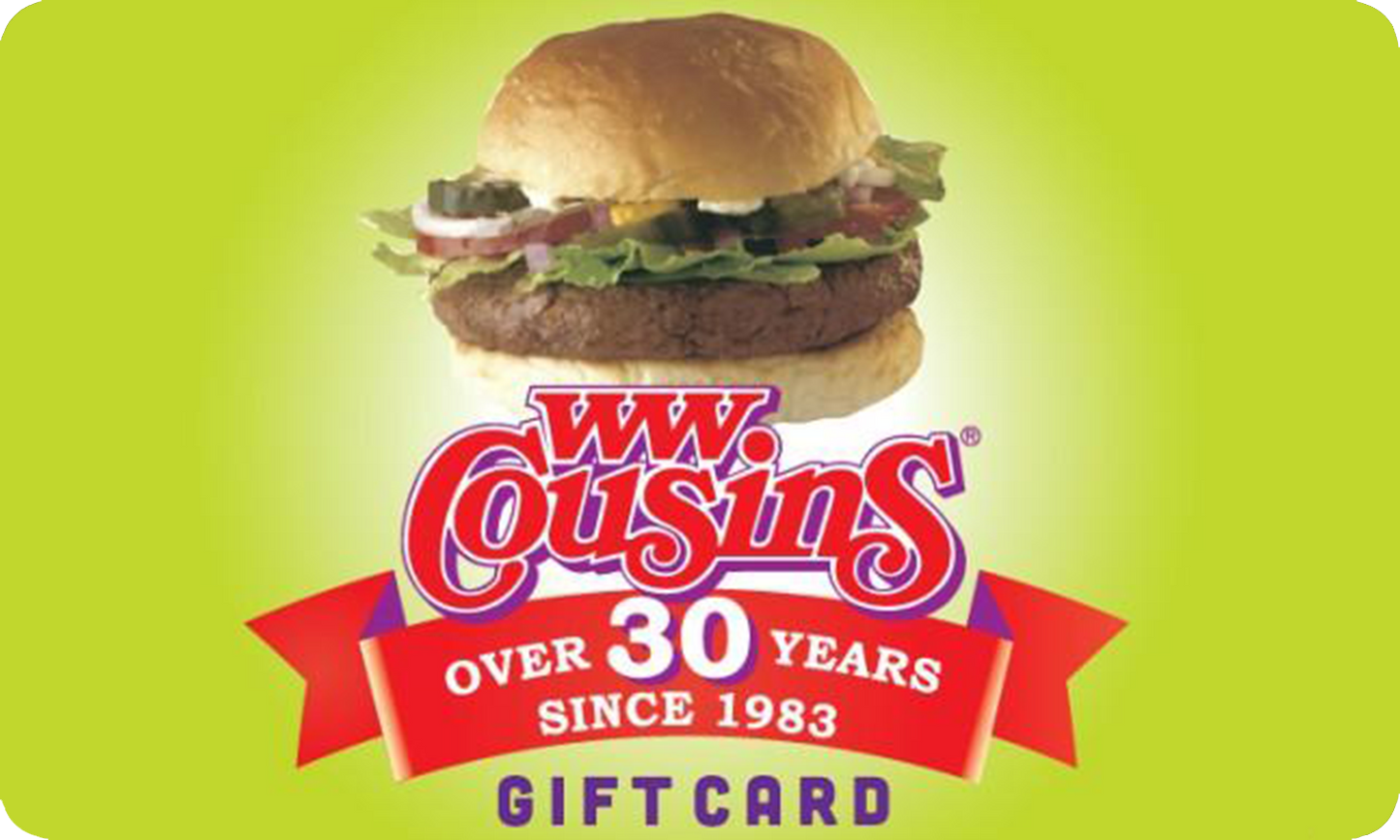 WW Cousins Gift Card