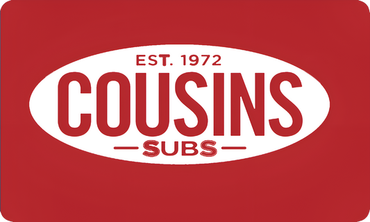 Cousins Subs Gift Card