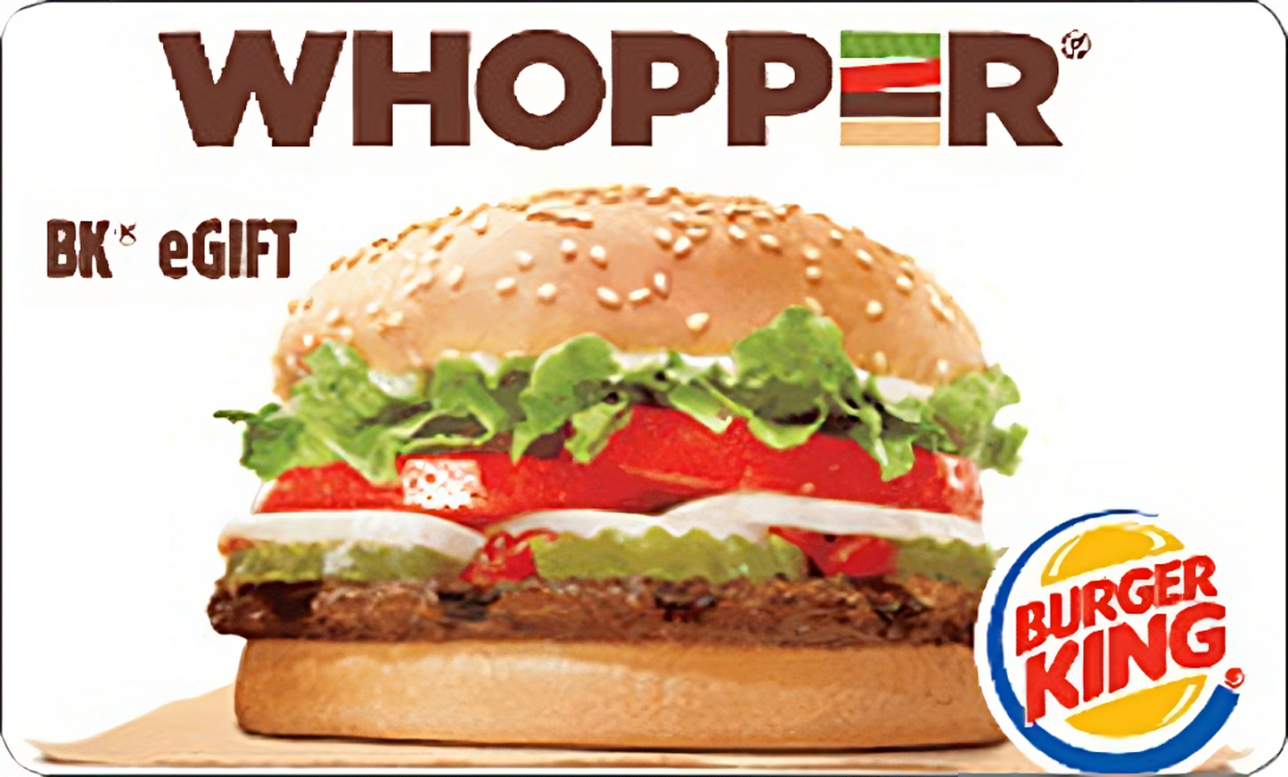 Burger King Gift Card