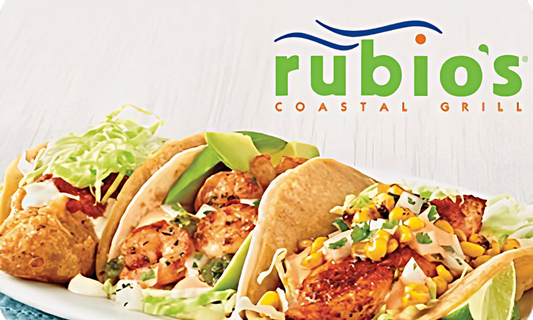 Rubio's Costal Grill Gift Card