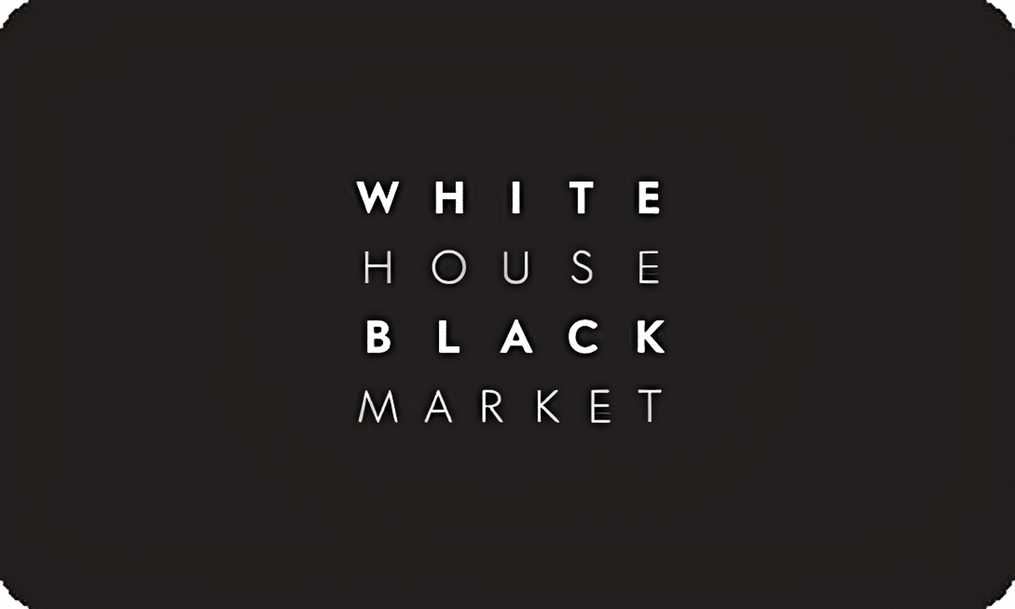 White House Black Market Gift Card